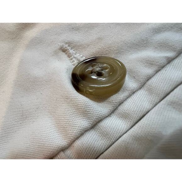 PRIMARK CHINO SHORTS 100% COTTON BUTTON FLY WHITE MENS WAIST 30 INCHES - Picture 4 of 5